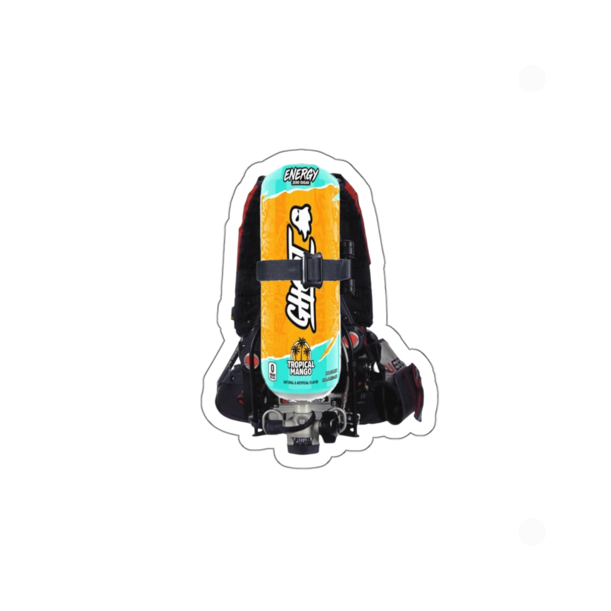 Ghost Tropical Mango Scott X3 Sticker