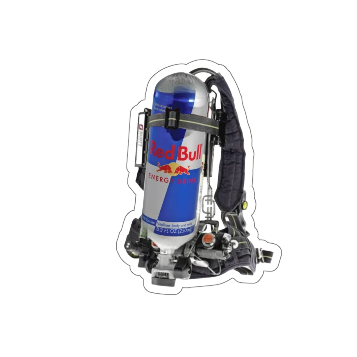 Redbull Scott Wire Die-Cut Stickers