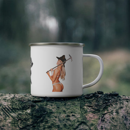 Ms. Dunne Enamel Camping Mug
