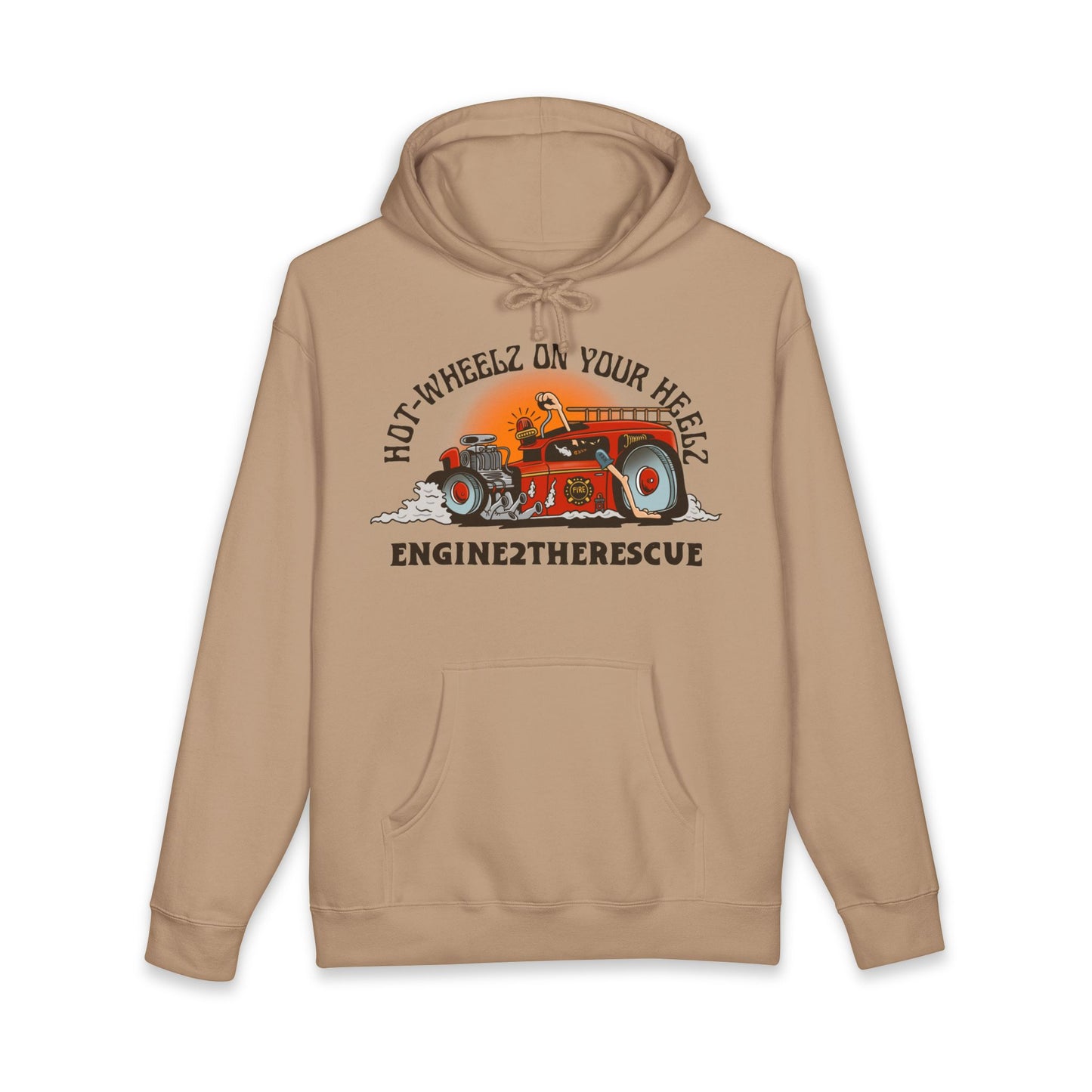On Your Heels Unisex Heavyweight Hooded Sweatshirt