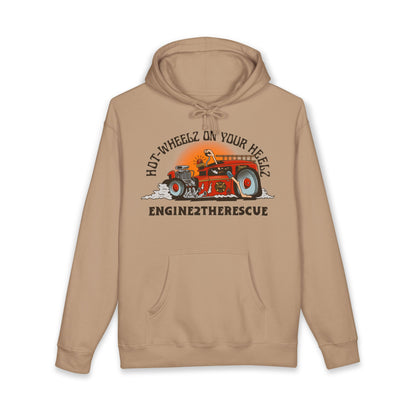 On Your Heels Unisex Heavyweight Hooded Sweatshirt