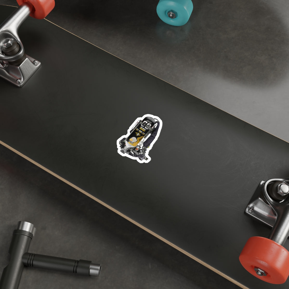 Pineapple Coconut Jocko Scott Wire Sticker