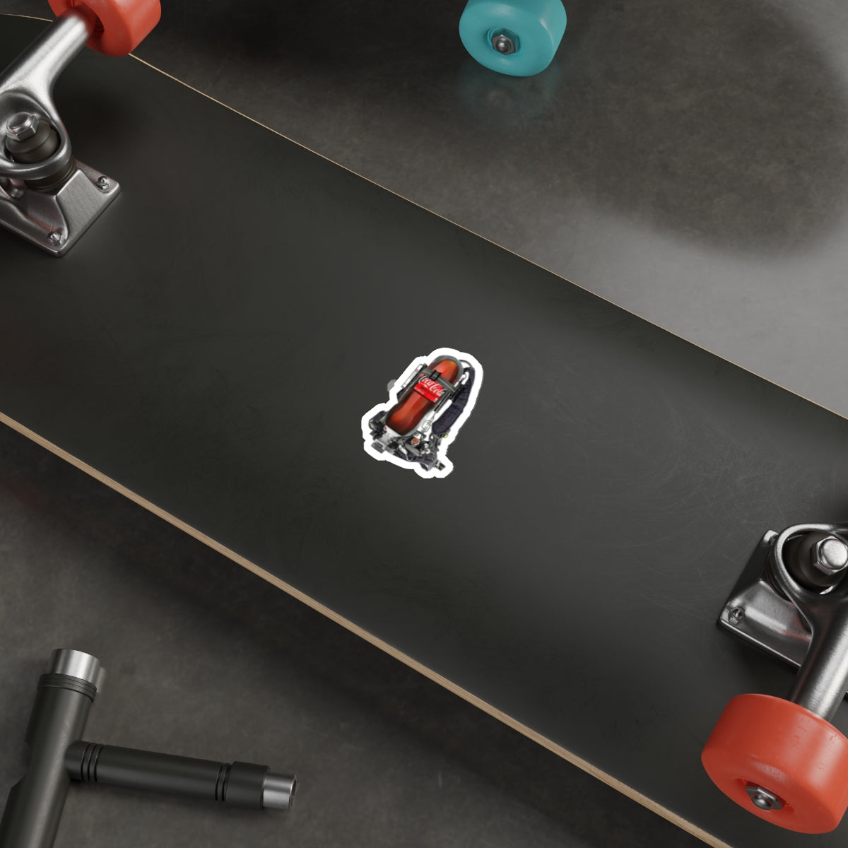 Coke Zero Scott Wire Die-Cut Stickers