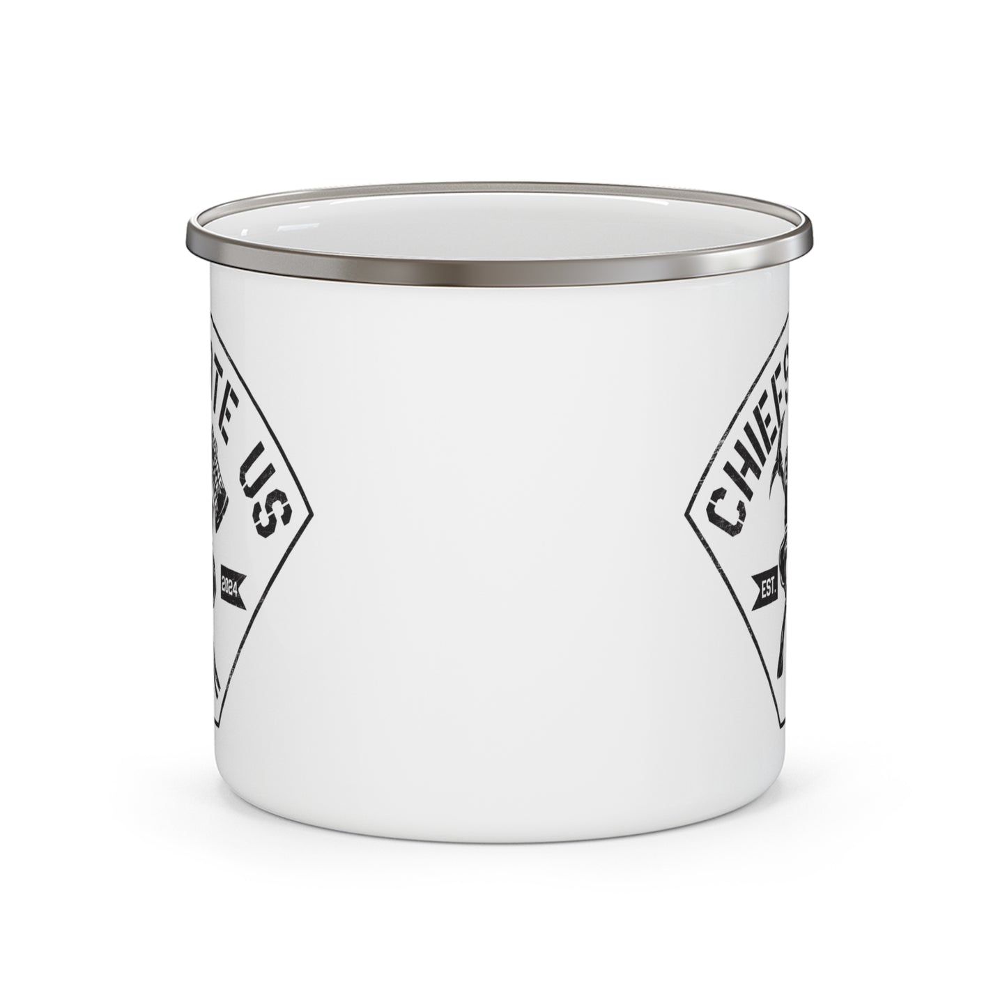 Chiefs Hate Us Enamel Camping Mug