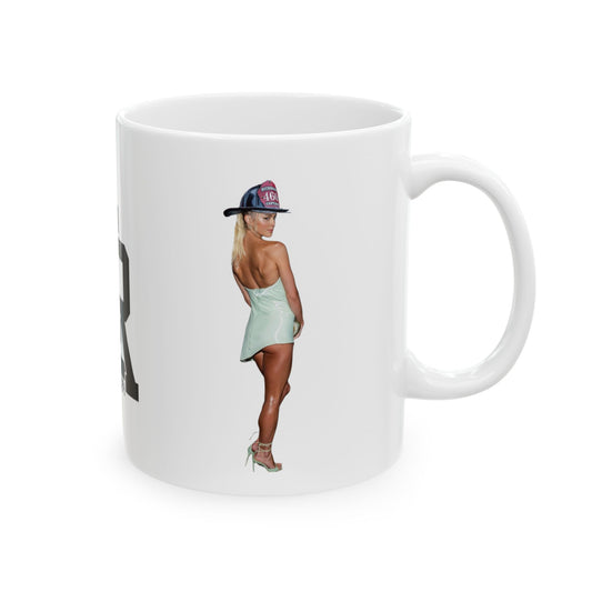Dunne Green Ceramic Mug, (11oz, 15oz)
