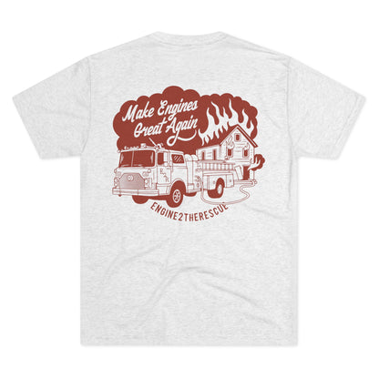 Make Engines Great Again! Tri-Blend Crew Tee