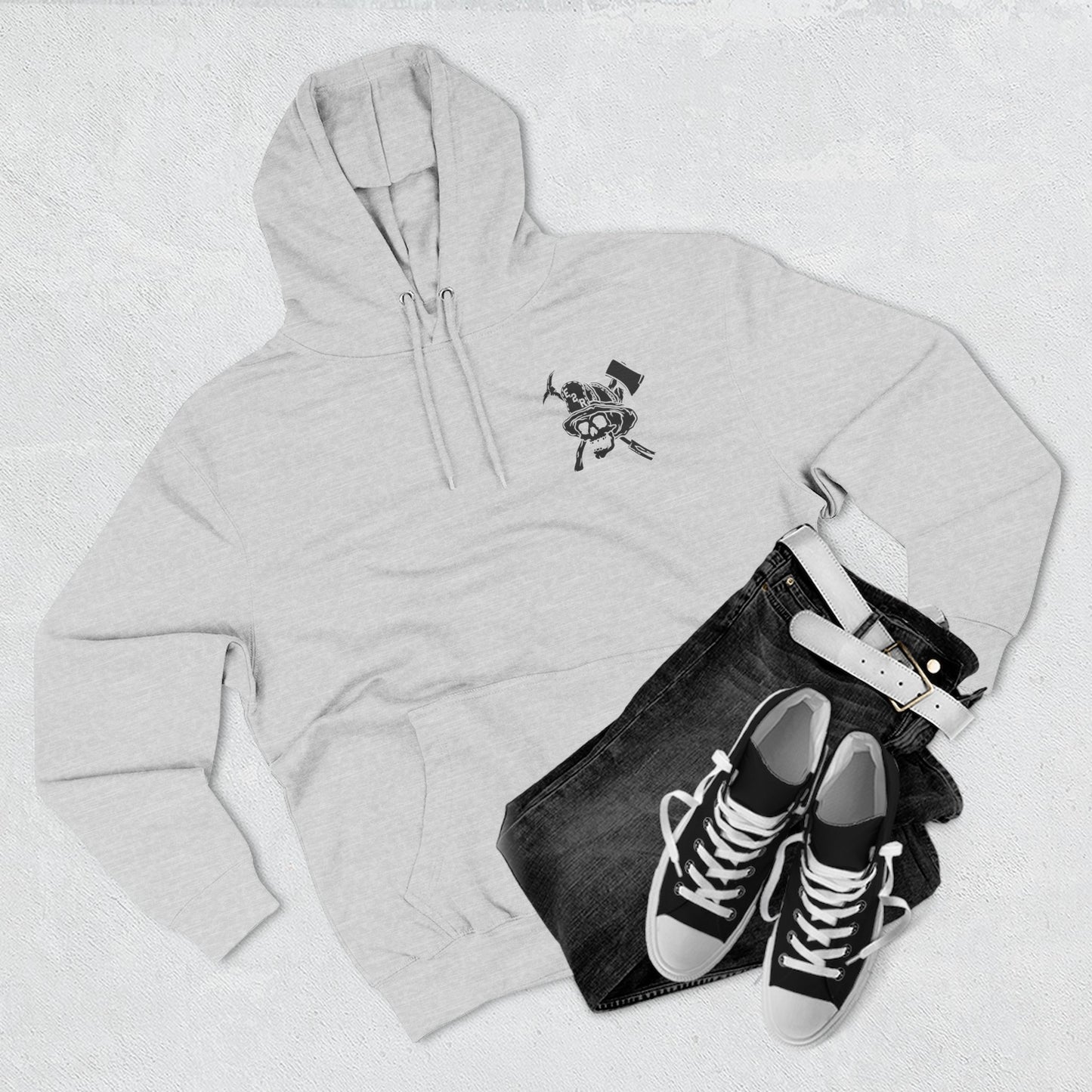 Rescue Co. Three-Panel Fleece Hoodie