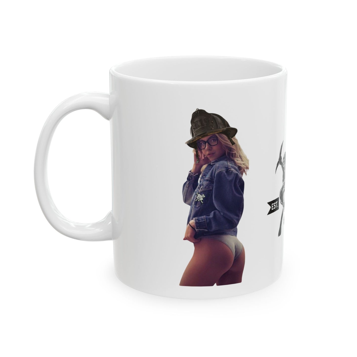 Glasses Ceramic Mug, (11oz, 15oz)