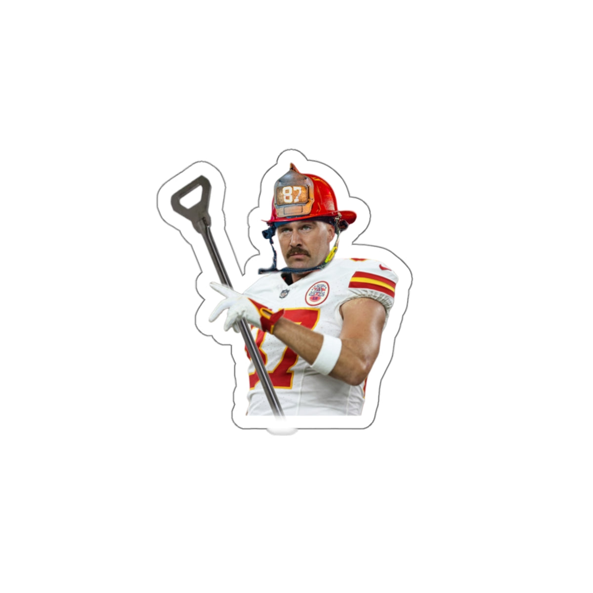 Travis Kelce Die-Cut Stickers