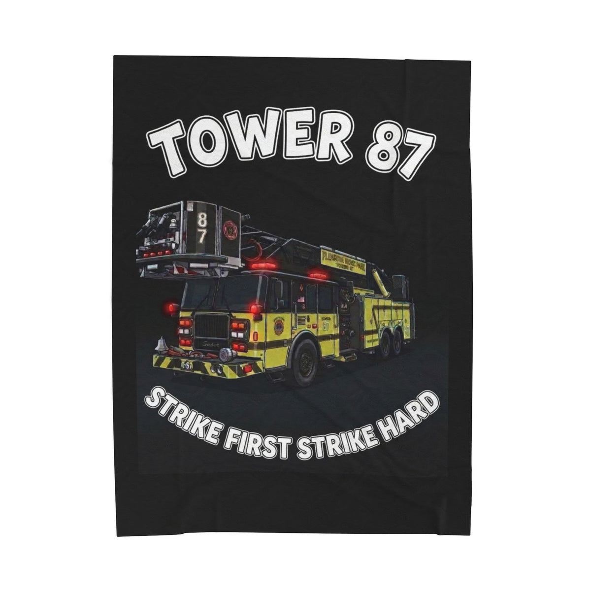 Tower 87 Velveteen Plush Blanket