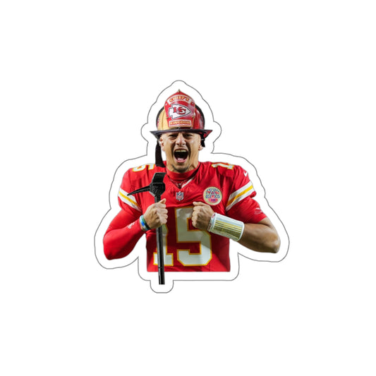 Patrick Mahomes Die-Cut Stickers
