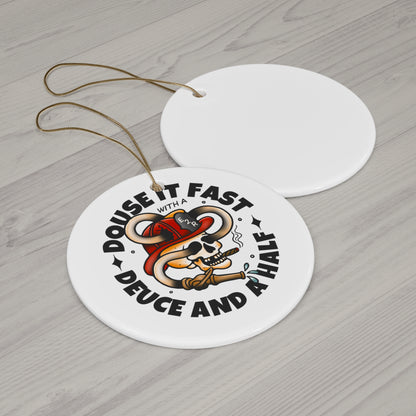 Deuce and a Half Ceramic Ornament, 4 Shapes