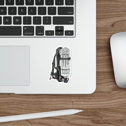 White Monster MSA Pack Sticker