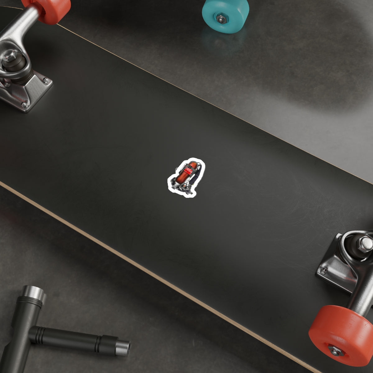 Coke Zero Scott Wire Die-Cut Stickers