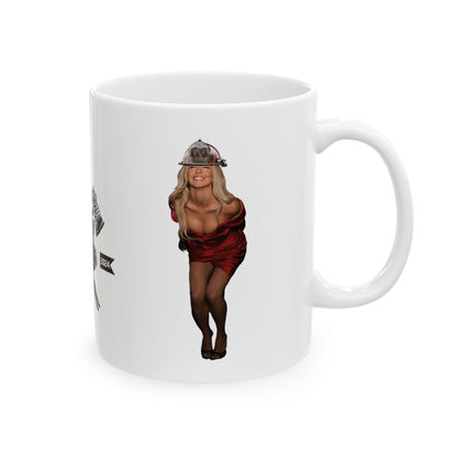 Red Dress Ceramic Mug, (11oz, 15oz)