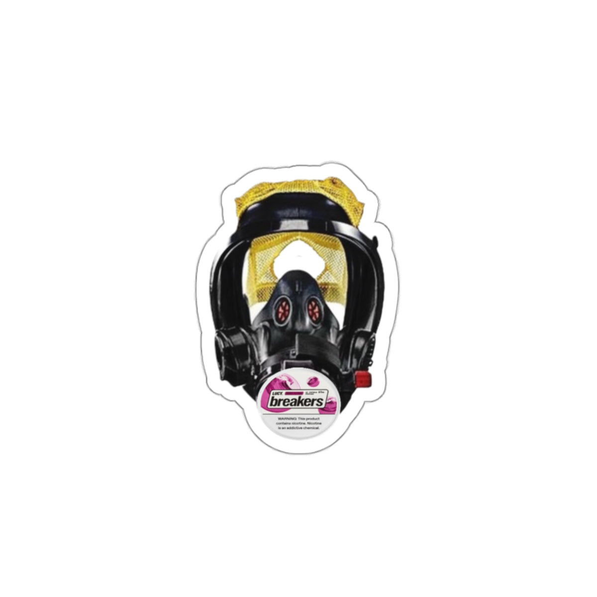 Lucy Breakers Berry Citrus Scott Mask Sticker