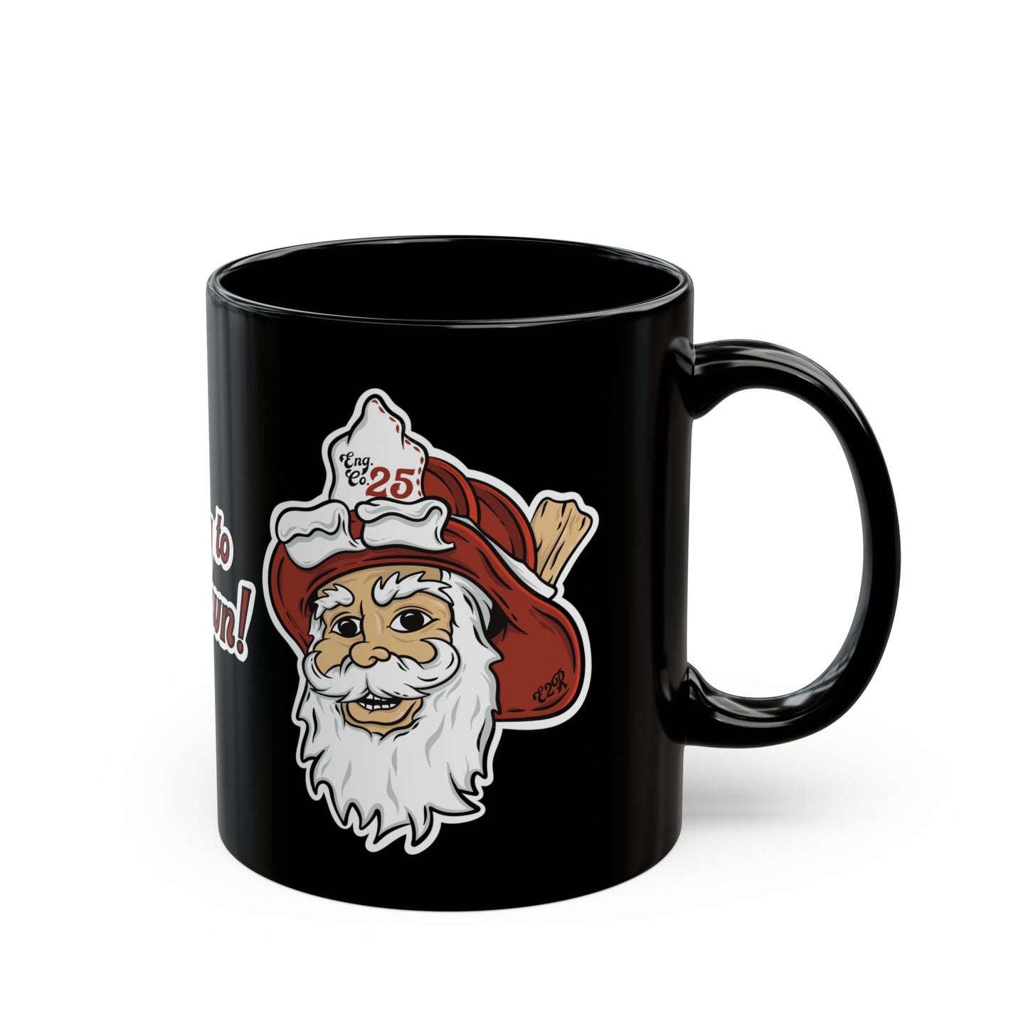 Santa Black Mug (11oz, 15oz)