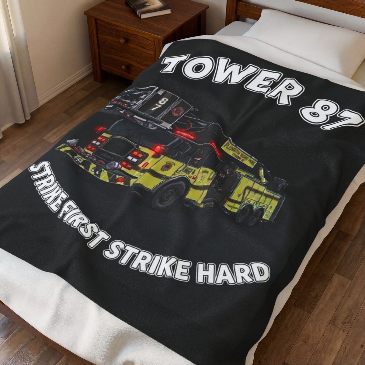 Tower 87 Velveteen Plush Blanket