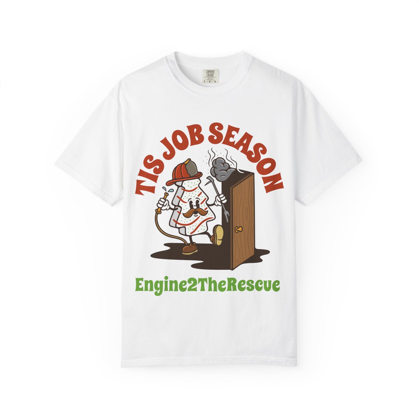 Tis Job Season Front Logo Unisex Cotton Crew Tee