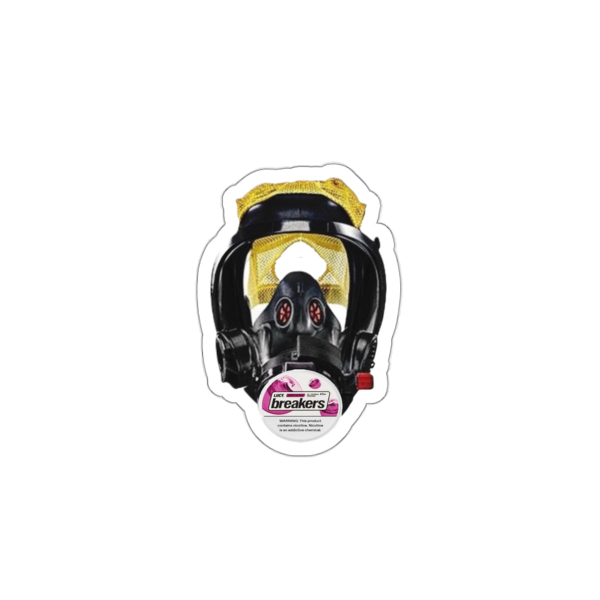 Lucy Breakers Berry Citrus Scott Mask Sticker