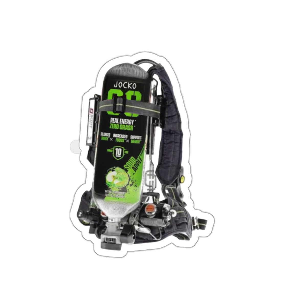 Sour Apple Jocko Scott Wire Die-Cut Stickers