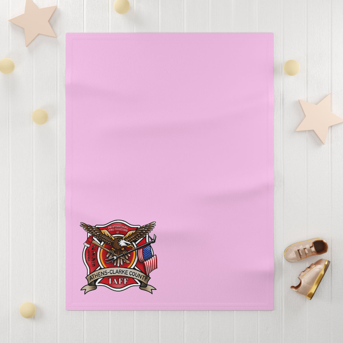 Athens IAFF Soft Fleece Baby Blanket