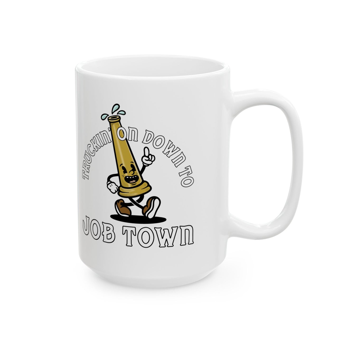 Job Town Ceramic Mug, (11oz, 15oz)