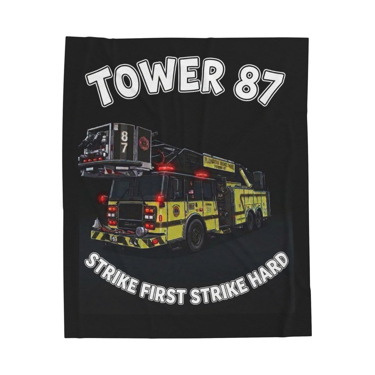 Tower 87 Velveteen Plush Blanket