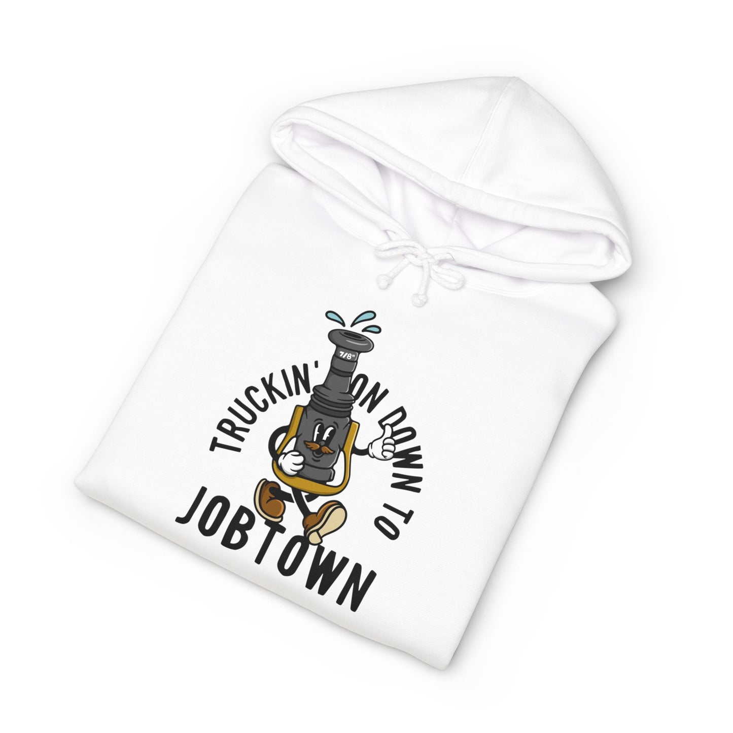 Truckin Unisex Heavyweight Hooded Sweatshirt