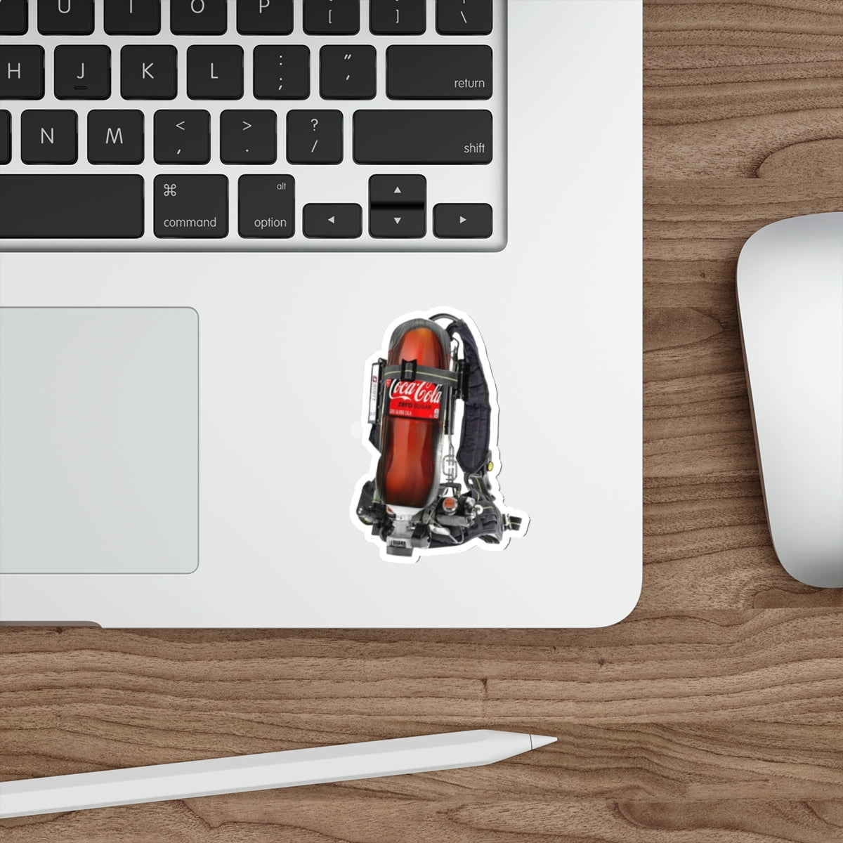 Coke Zero Scott Wire Die-Cut Stickers
