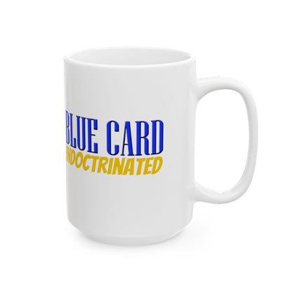 BlueCard Ceramic Mug, (11oz, 15oz)