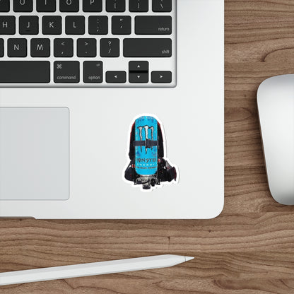 Monster blue Hawaiian Scott x3 pack Die-Cut Stickers