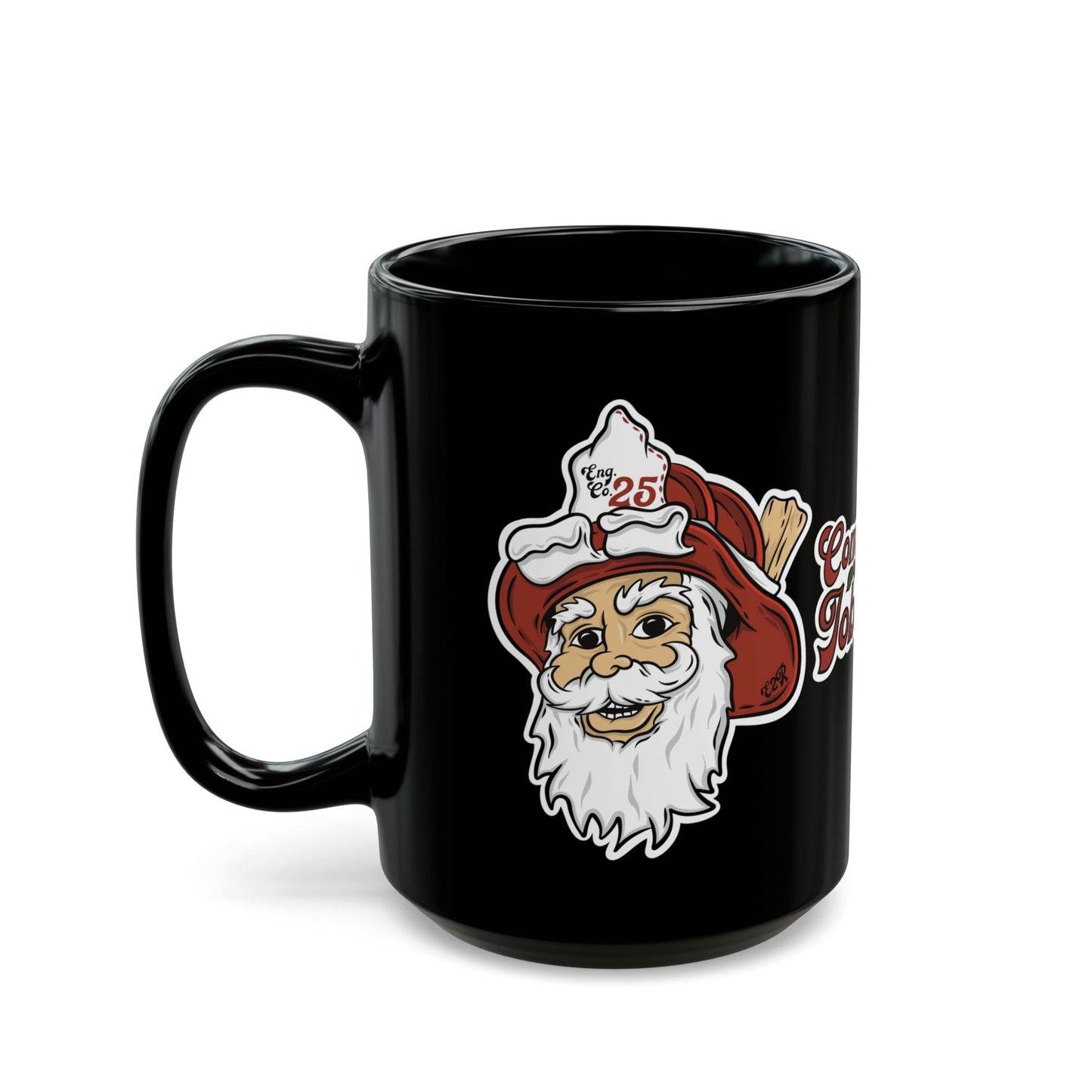 Santa Black Mug (11oz, 15oz)