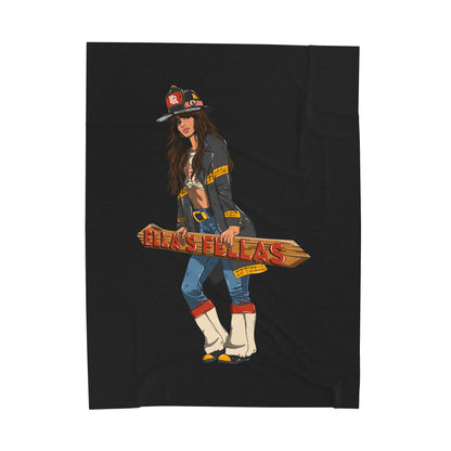 Ella’s Fellas Velveteen Plush Blanket