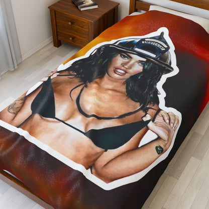 Fox Velveteen Plush Blanket