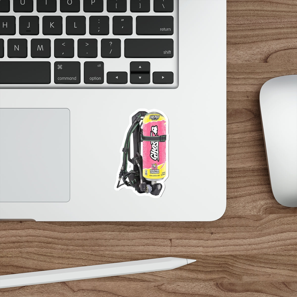 Ghost Sour Pink Lemonade MSA Pack Sticker