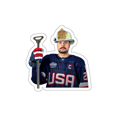 Auston Matthews USA Die-Cut Stickers
