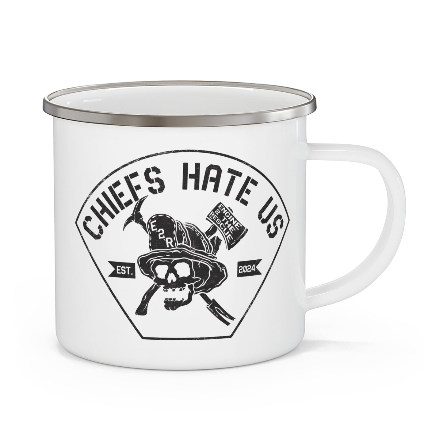 Chiefs Hate Us Enamel Camping Mug