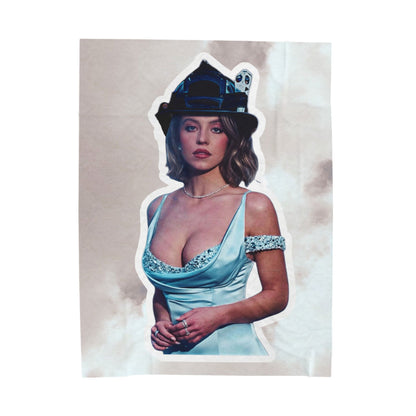 Sweeney clouds  Velveteen Plush Blanket