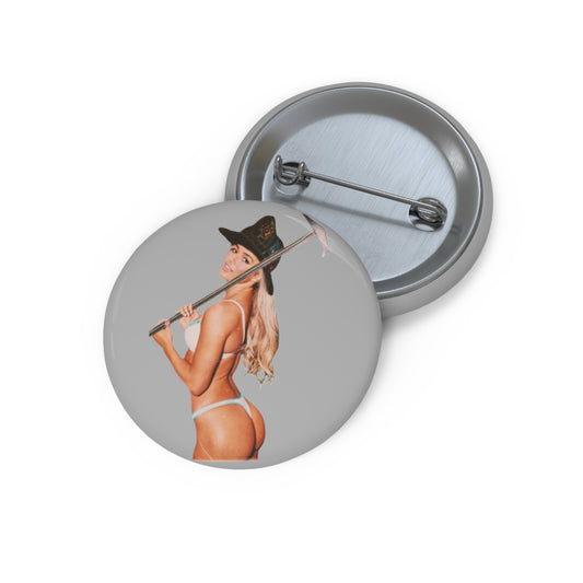 Stick hook button