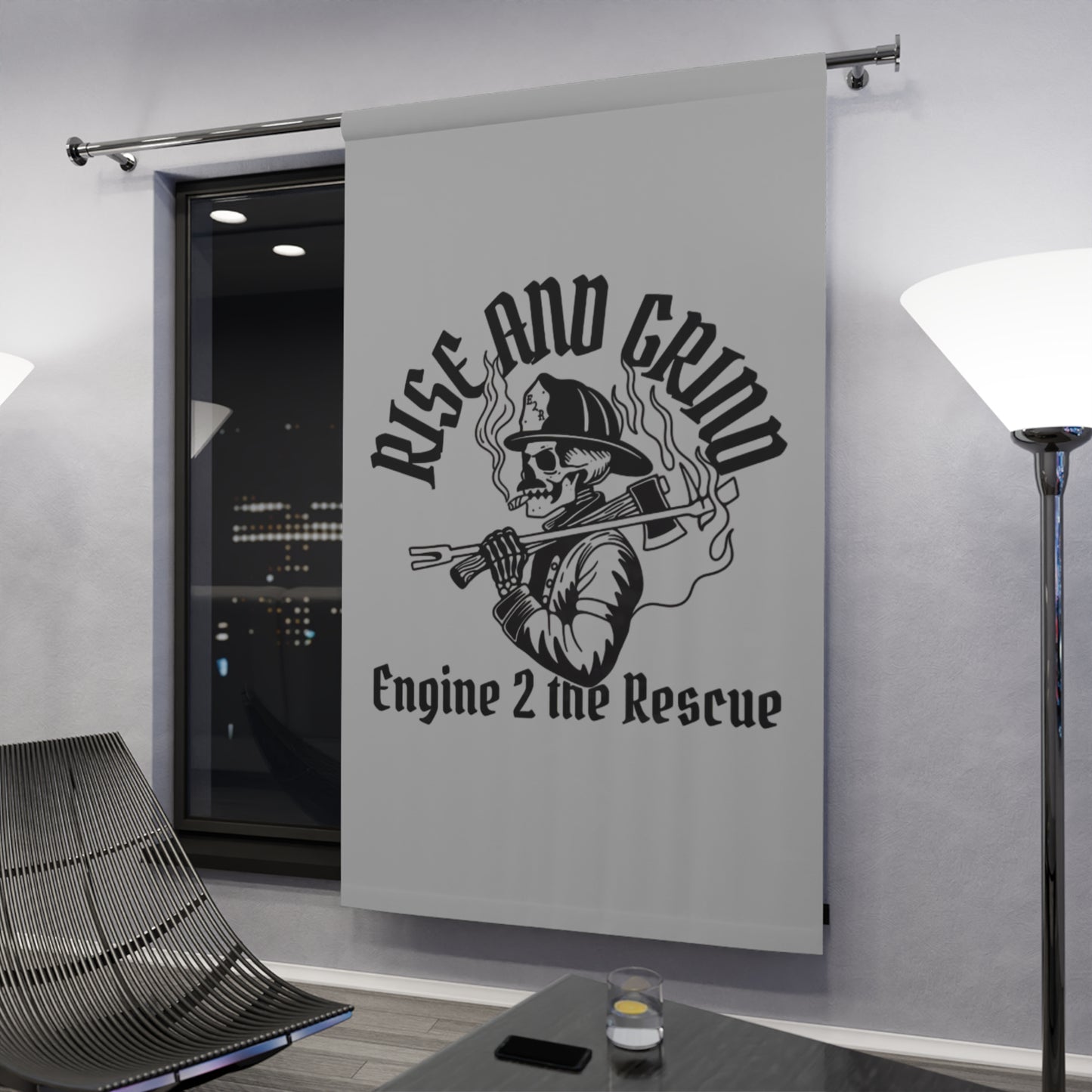 Rise And Grind Curtain (1 Piece)