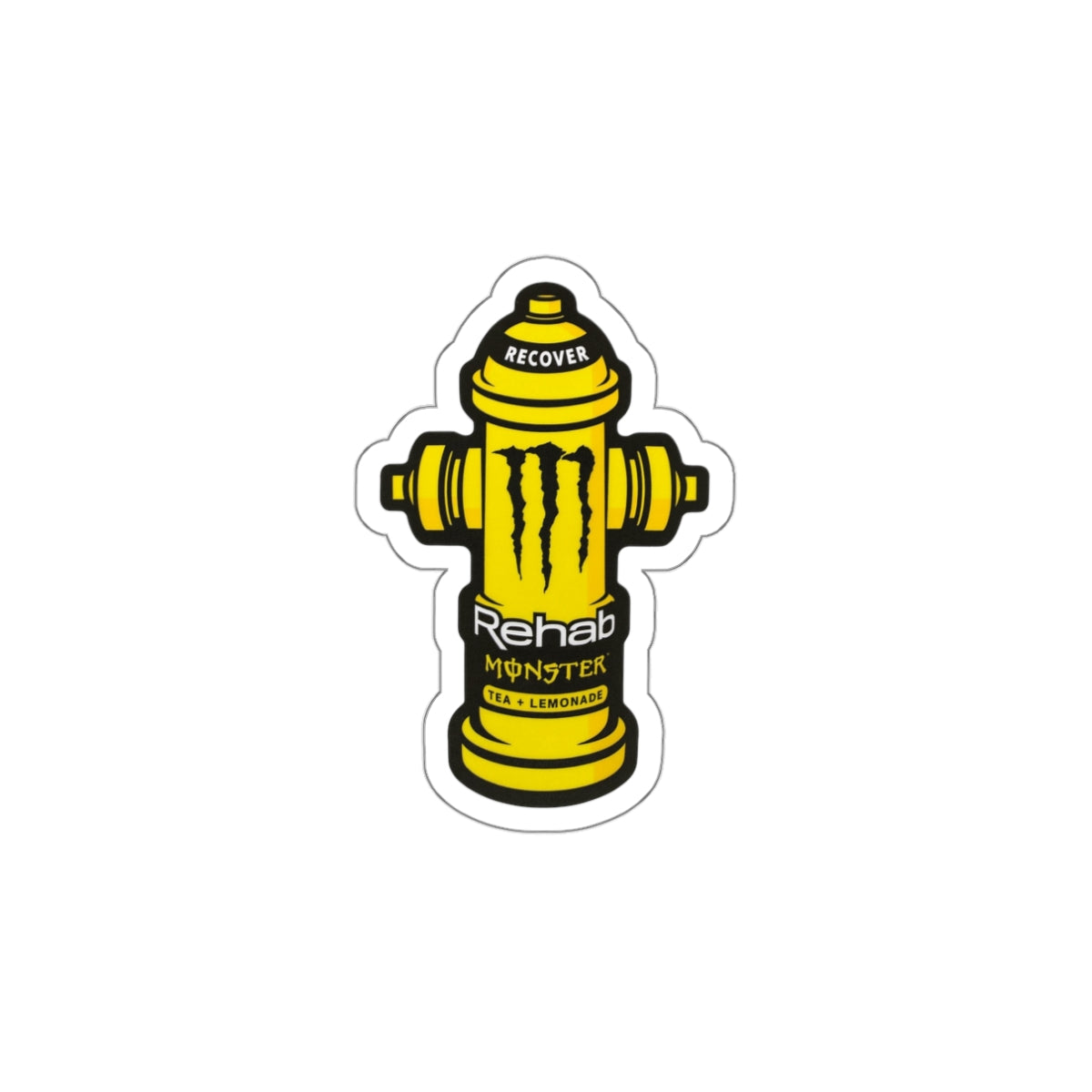 Monster Rehab hydrant