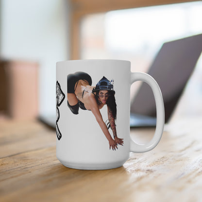 Fox glasses Mug 15oz