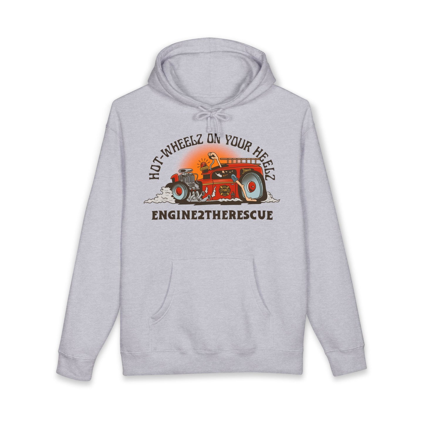 On Your Heels Unisex Heavyweight Hooded Sweatshirt