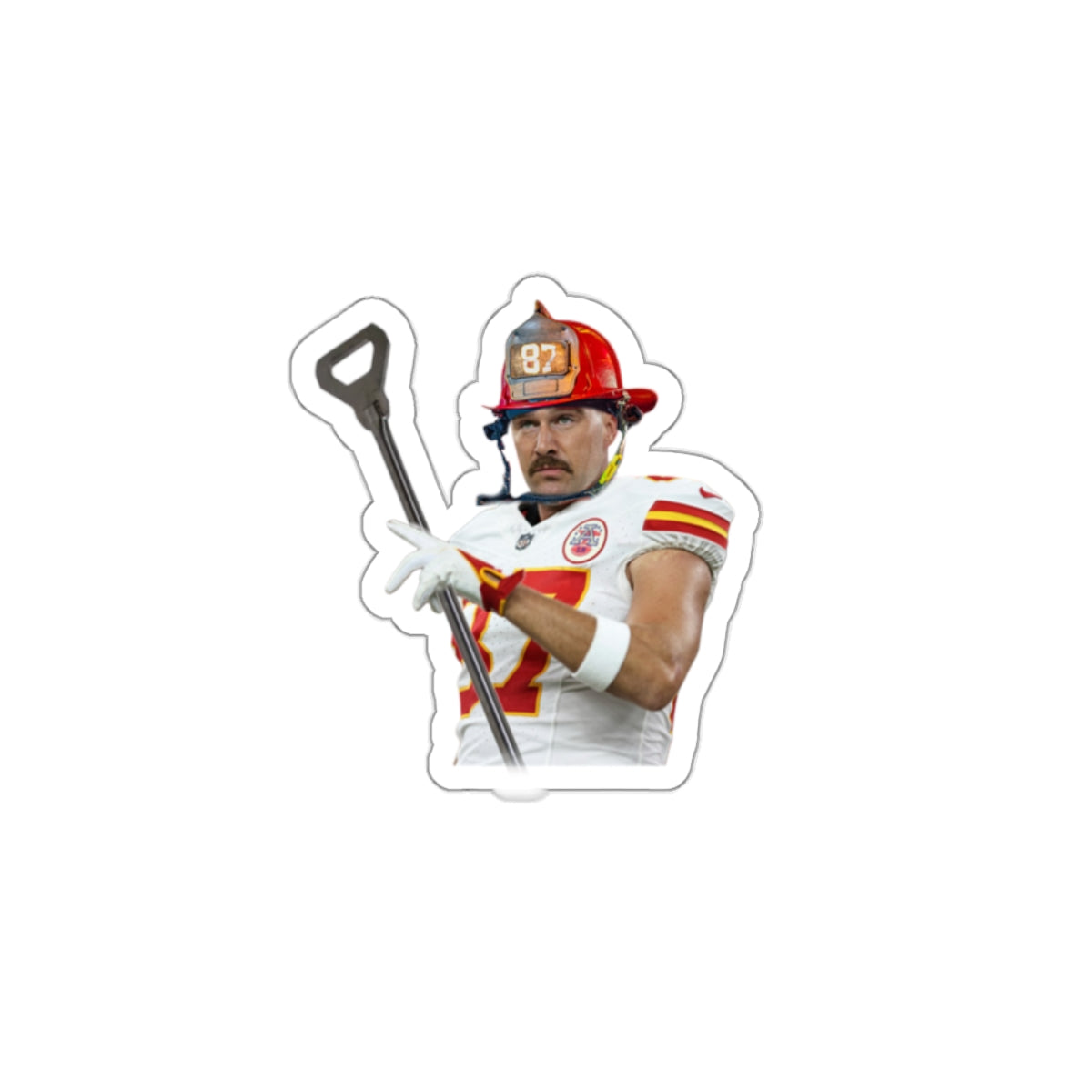Travis Kelce Die-Cut Stickers