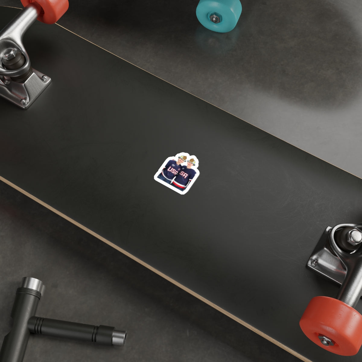 Brady & Matthew USA HOCKEY Die-Cut Stickers