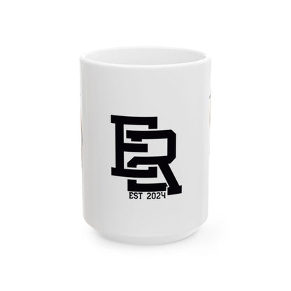 Dunne Green Ceramic Mug, (11oz, 15oz)