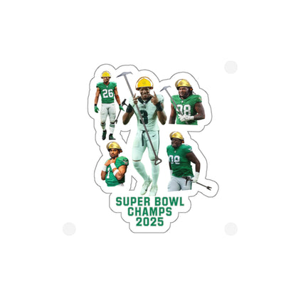 Fly eagles fly Die-Cut Stickers