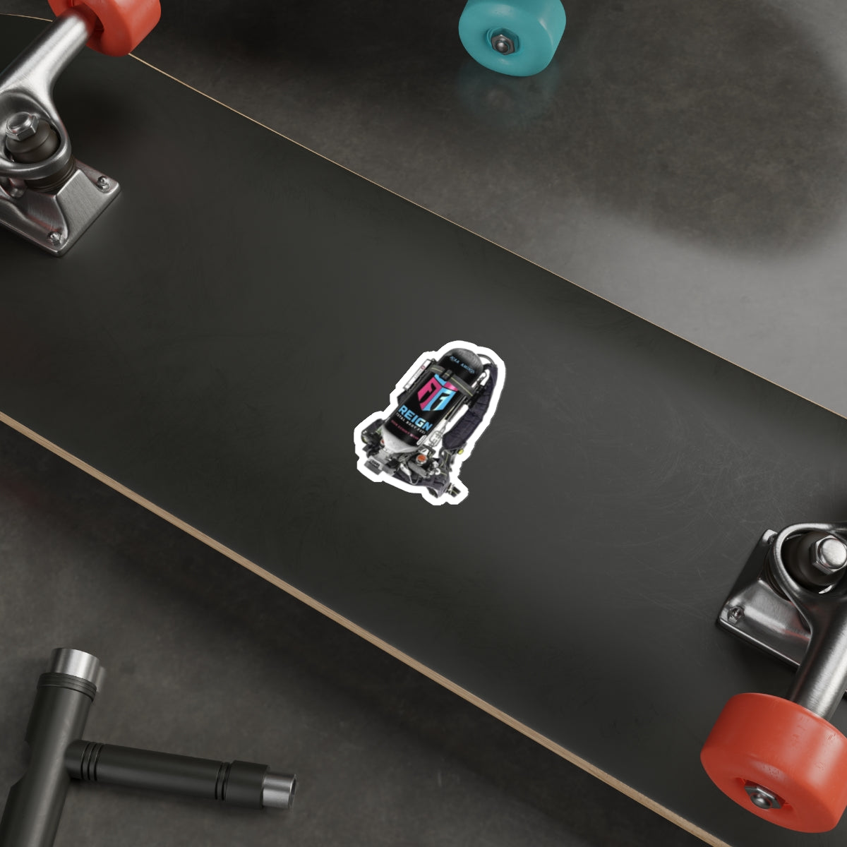 Reign Sour Gummy Worm Scott Wire Die-Cut Stickers