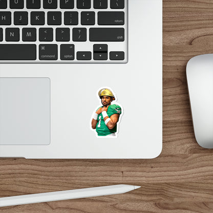 Jalen Hurts Die-Cut Stickers